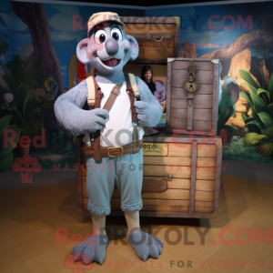 Figura de máscara de baú de...