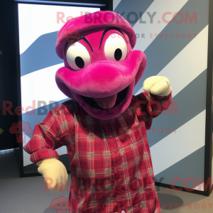 Magenta Python mascot...