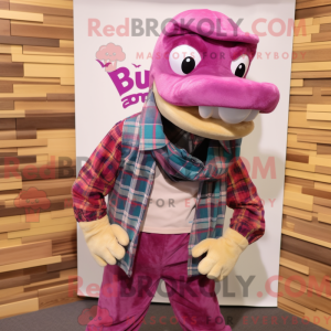Disfraz de mascota Magenta...