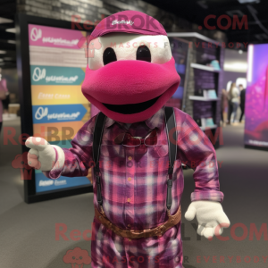 Disfraz de mascota Magenta...
