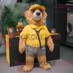 Máscara de urso-preguiça...