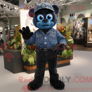 Black But mascot costume...