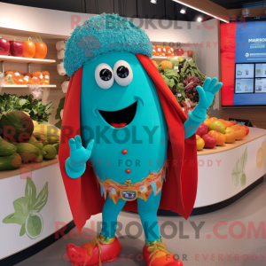 Turquoise Pepper mascot...