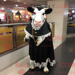 Zwart Holstein koe...