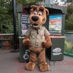 Brown Shepard S Pie maskot...