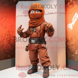 Postava maskota Rust Ninja...