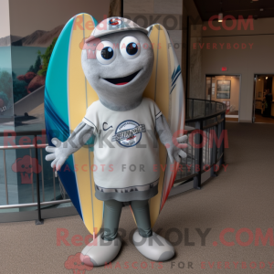 Gray Surfboard mascot...