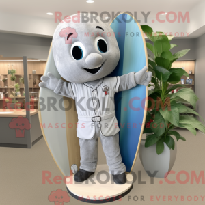 Gray Surfboard mascot...