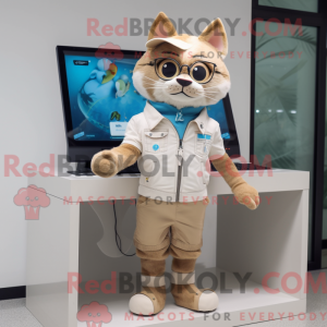 Figura de máscara de gato...
