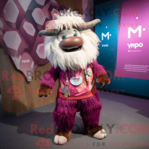 Magenta Yak máscara de...