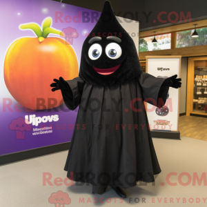 Black Plum mascottekostuum...