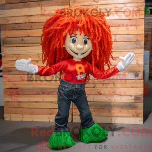 Red Irish Flag mascot...