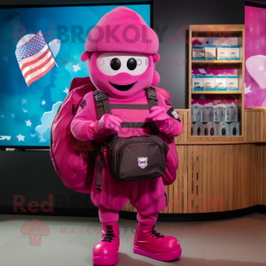 Magenta American Soldier...