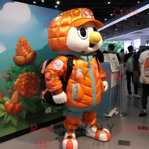 Peach Mandarin mascot...