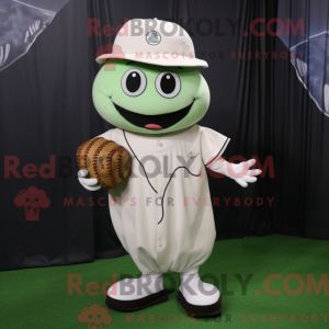Olive Baseball Ball mascot...