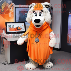 Orange Shepard S Pie mascot...