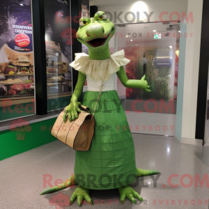 Krokodil-Maskottchen-Kostüm...