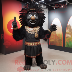 Postava maskota Black Chief...