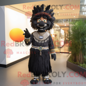 Postava maskota Black Chief...