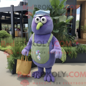 Lavendel Kiwi maskot...
