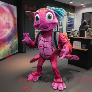 Magenta havskilpadde...