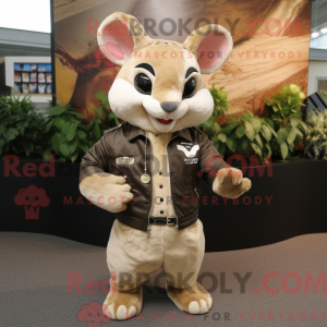 Tan Chinchilla mascot...