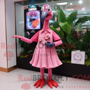 Flamingo maskot kostume...