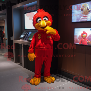 Red Canary maskot kostume...