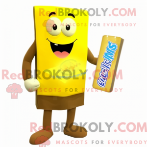 Yellow Chocolate Bar mascot...