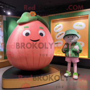 Peach Melon maskot kostume...