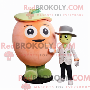 Peach Melon mascot costume...