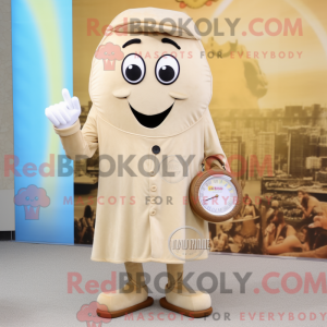 Beige Wrist Watch mascot...