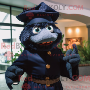 Navy Witch mascot costume...