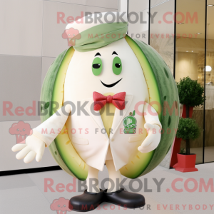 Cream Watermelon mascot...
