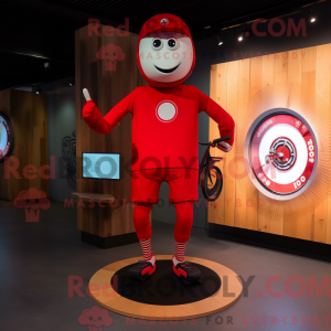 Red Unicyclist mascot...
