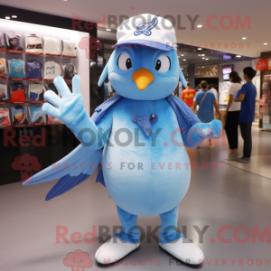 Postava maskota Sky Blue...