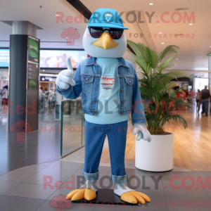 Disfraz de mascota Sky Blue...