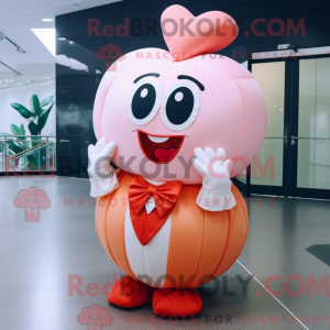 Peach Heart mascot costume...