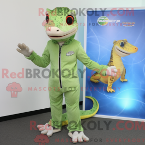 Gecko-Maskottchen-Kostüm...