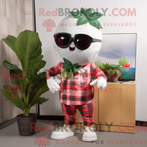 White Strawberry mascot...