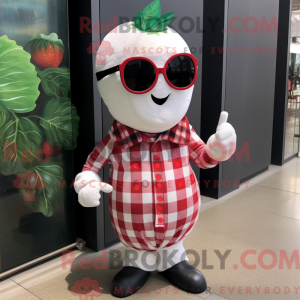 White Strawberry mascot...
