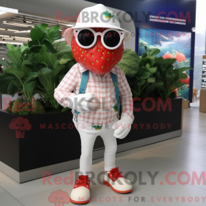 Costume mascotte de fraise...