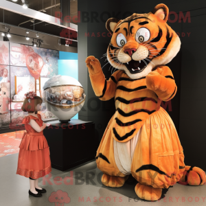 Rust Tiger-maskotdraktfigur...