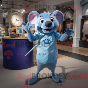 Sky Blue Ratatouille mascot...