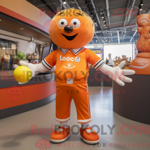 Orange Juggle maskot...