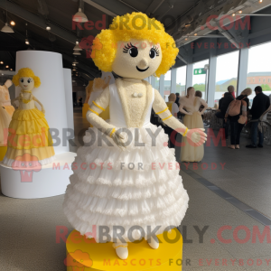 Yellow Irish Dancer mascot...