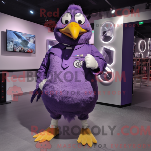 Purple Pigeon mascot...