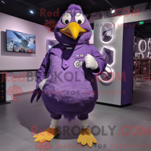 Purple Pigeon maskot...