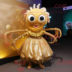 Guld eremitkrabbe maskot...