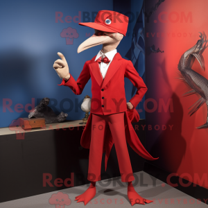 Red Dimorphodon mascot...